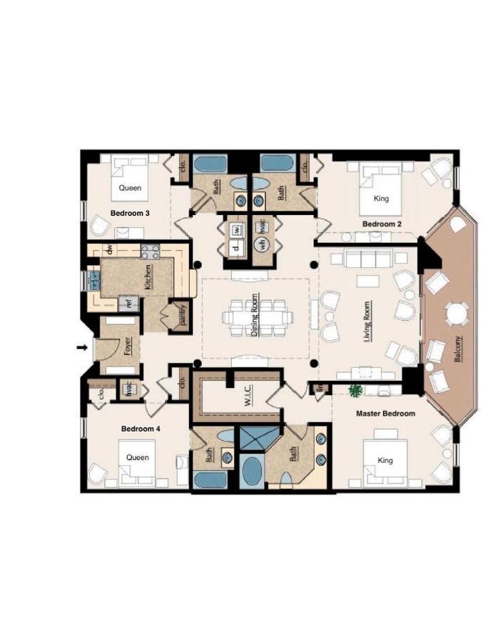 South Wind Penthouse 3 Vila Myrtle Beach Exterior foto